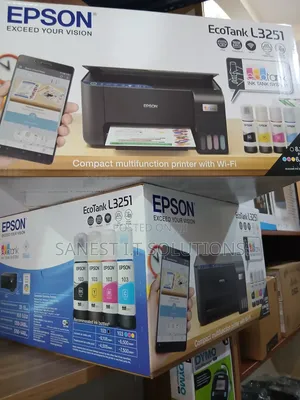 Epson Printer Ecotank L3251 Print Scan Photo Wirelsss