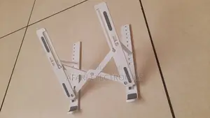 Adjustable Foldable Laptop Stand - Portable Ergonomic (White)