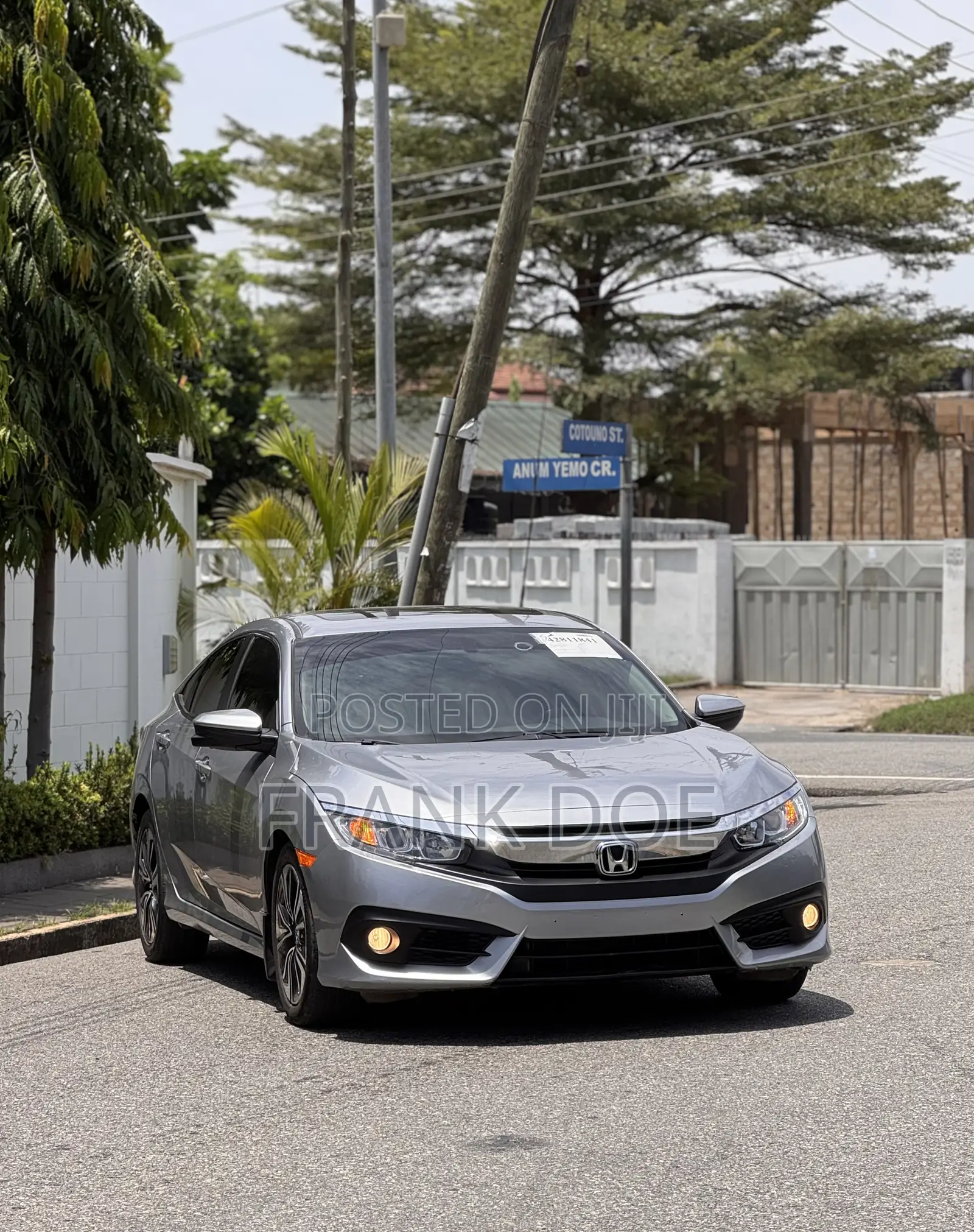 Honda Civic EX-L Sedan 2018 Silver