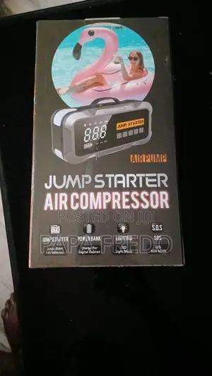 Car Jump Starter With Air Pump, 24,000mah Battery, 4000a , 6L Engine