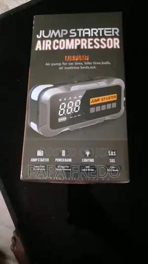 Car Jump Starter With Air Pump, 24,000mah Battery, 4000a , 6L Engine