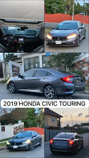 Honda Civic Touring Sedan 2019 Gray
