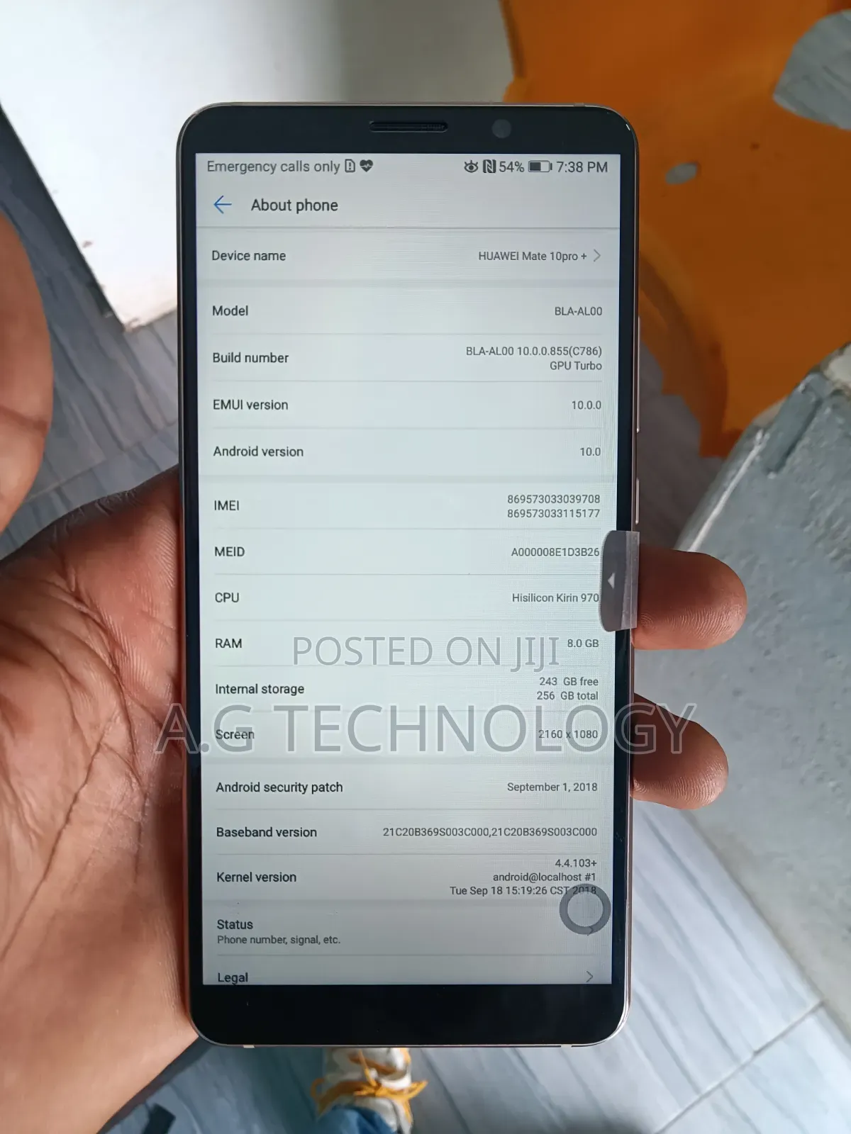 New Huawei Mate 10 Pro Dual SIM 128 GB Gold