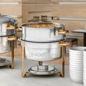 Elegant Round Soup Chafing Dishes (5lts)