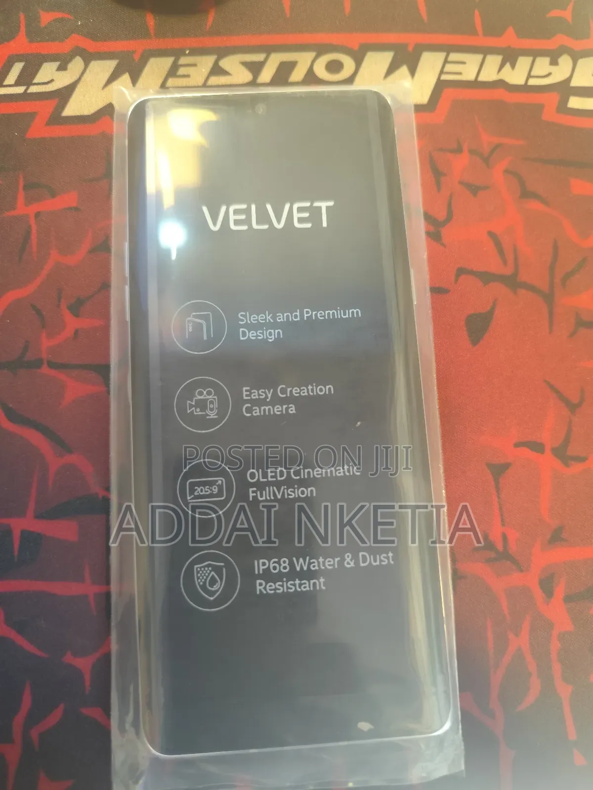 New LG Velvet 128 GB White