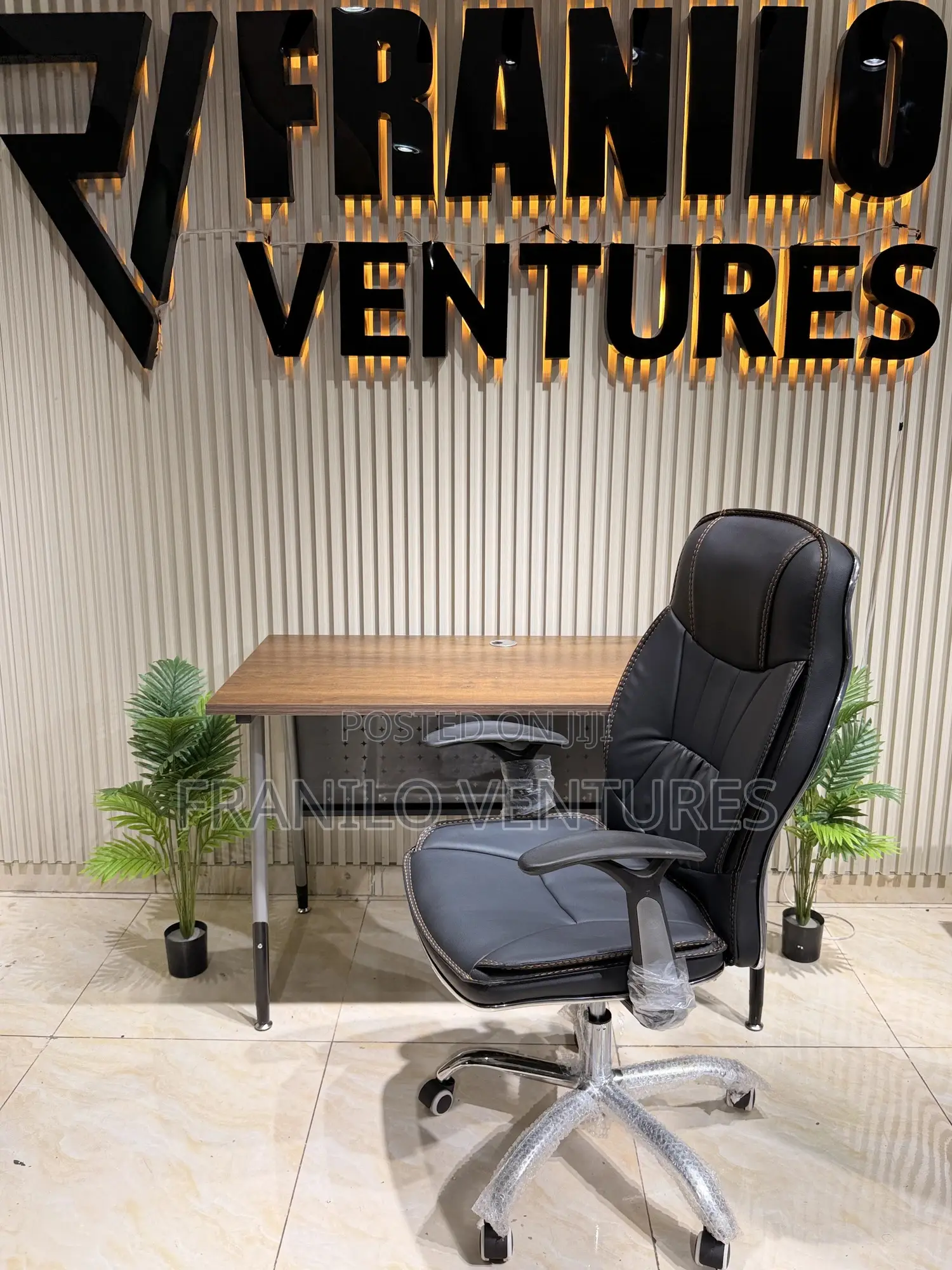 Office Chair and Table Combo
