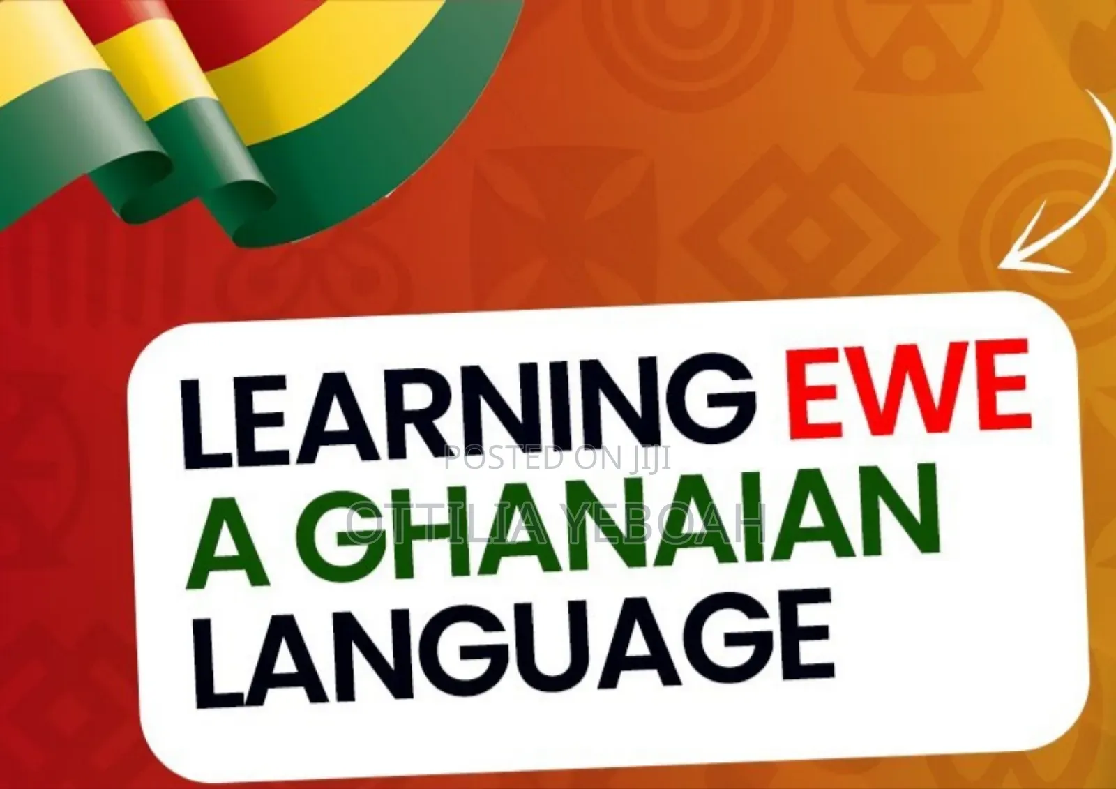 Ghanaian Language (Ewe) Tutor Available