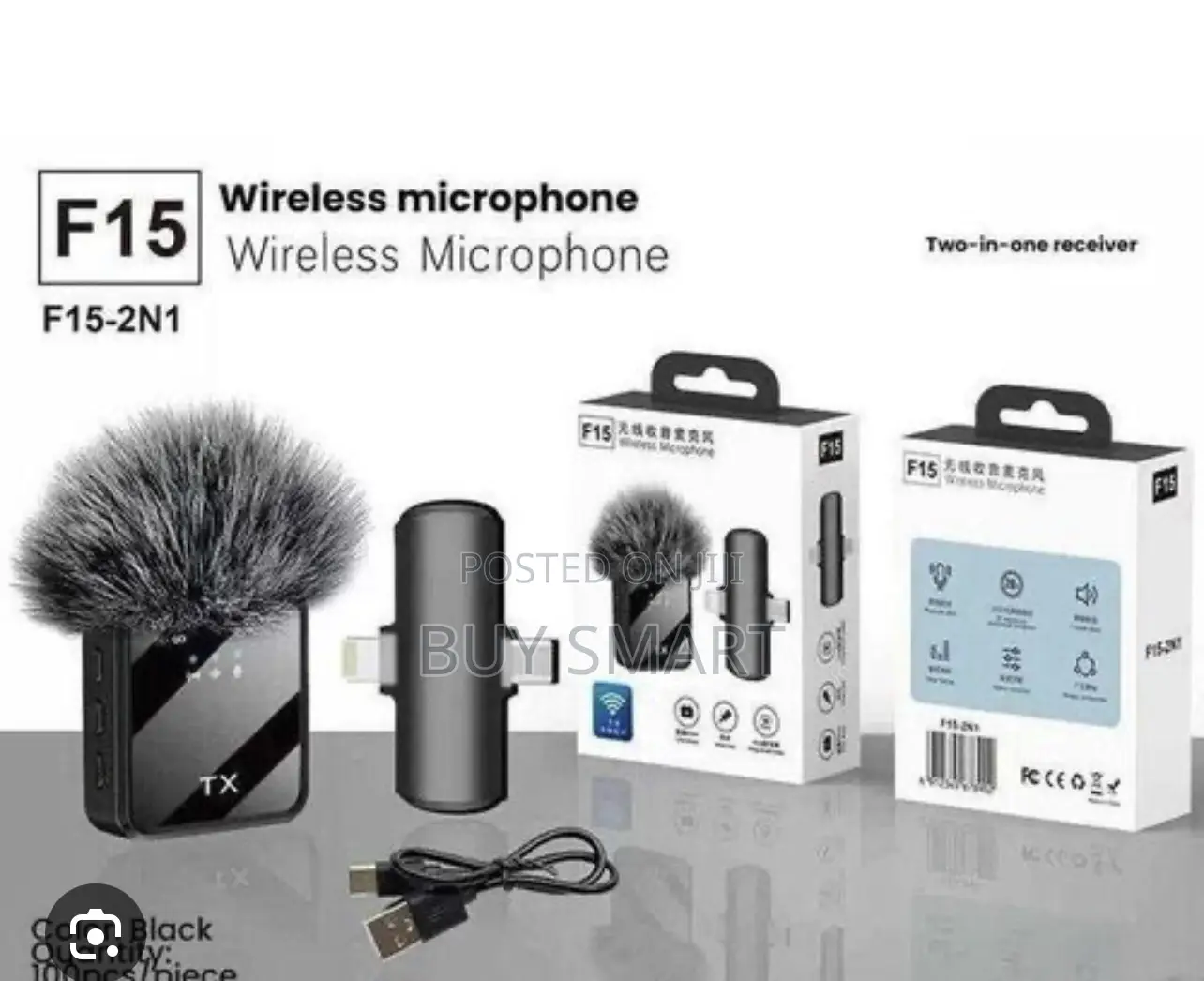 F15 Lapel Wireless Microphone