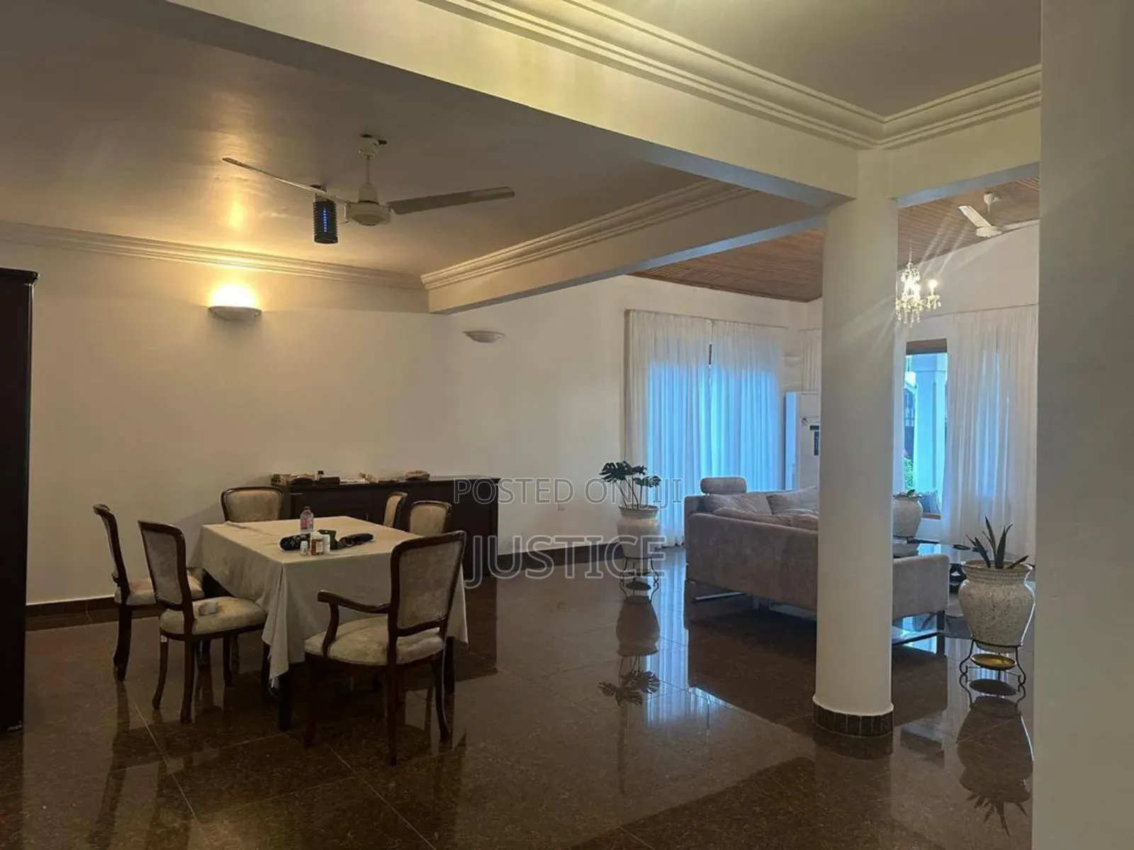 Furnished 4bdrm House in East Legon A&C, A&C Mall Area for rent