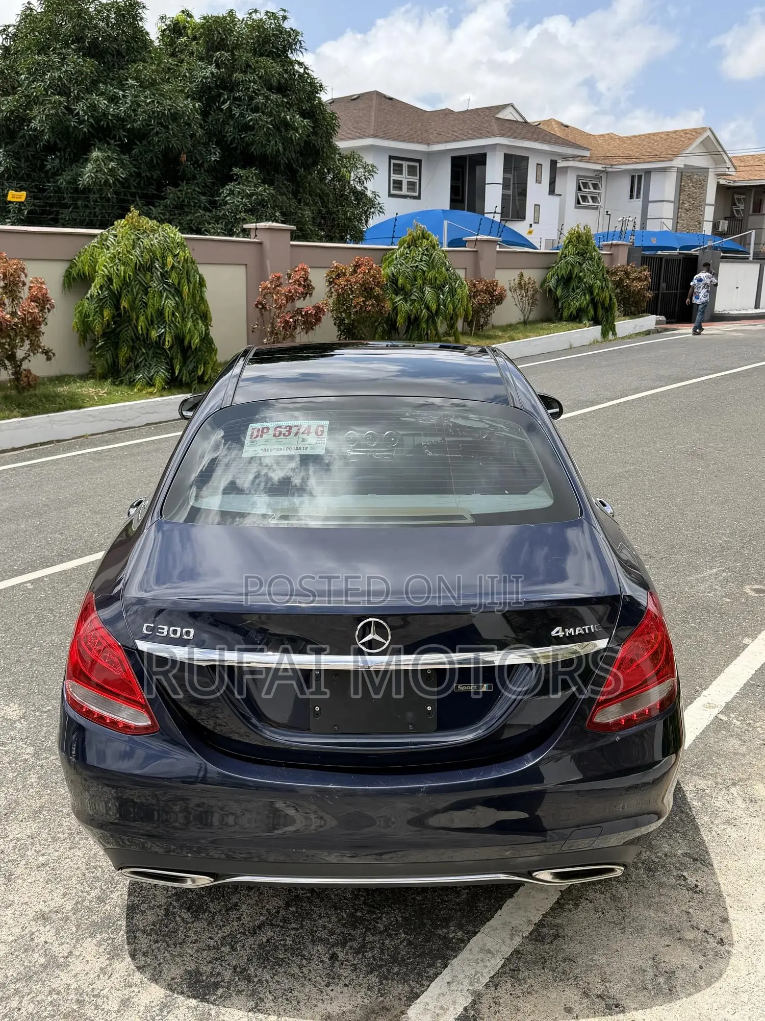 Mercedes-Benz C300 Sport 4Matic Sedan AWD (2.0L 4cyll 7A) 2016 Blue