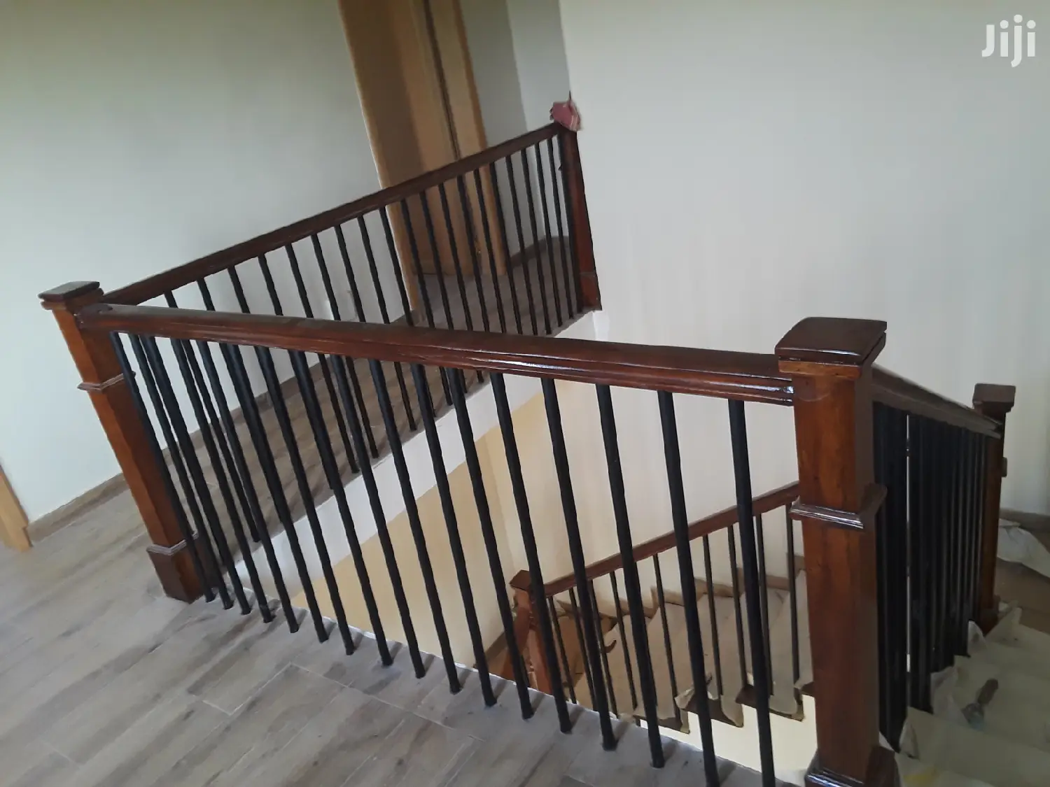 Parquet Flooring And Wooden Staircase