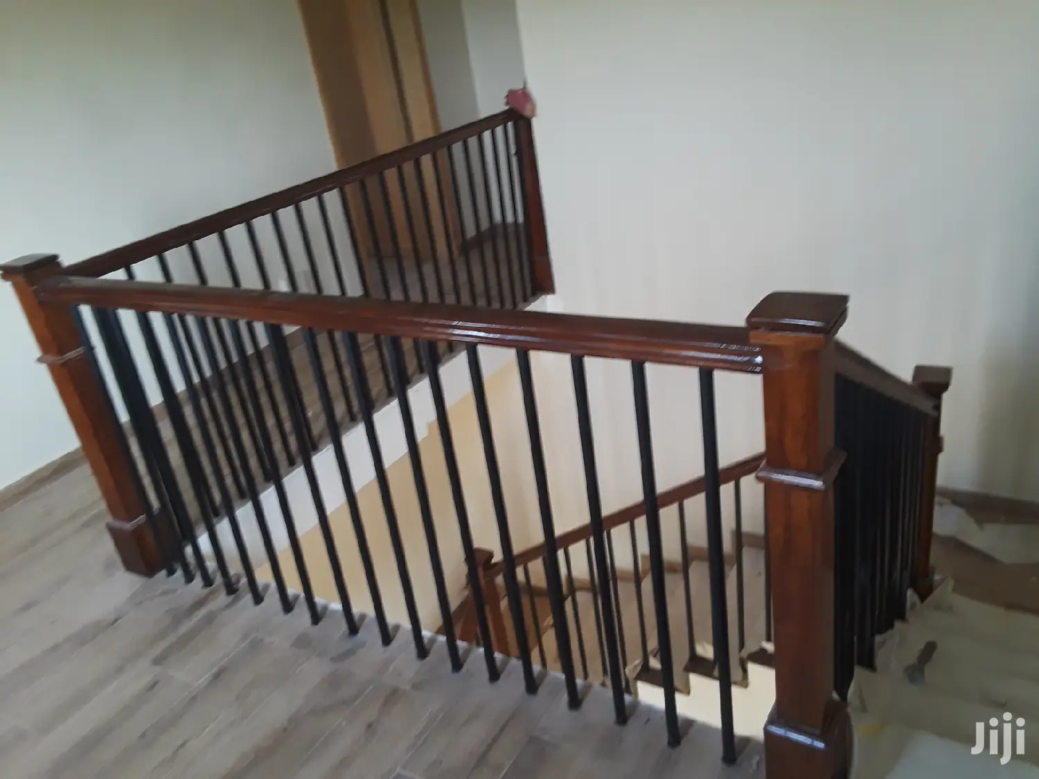 Parquet Flooring And Wooden Staircase