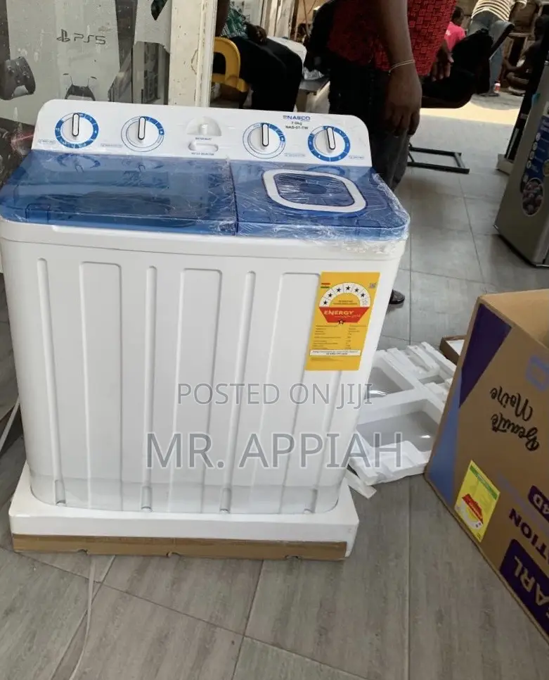 Shop Quality Nasco 7kg Spin Dry Washing Machine With Transparent Lid.