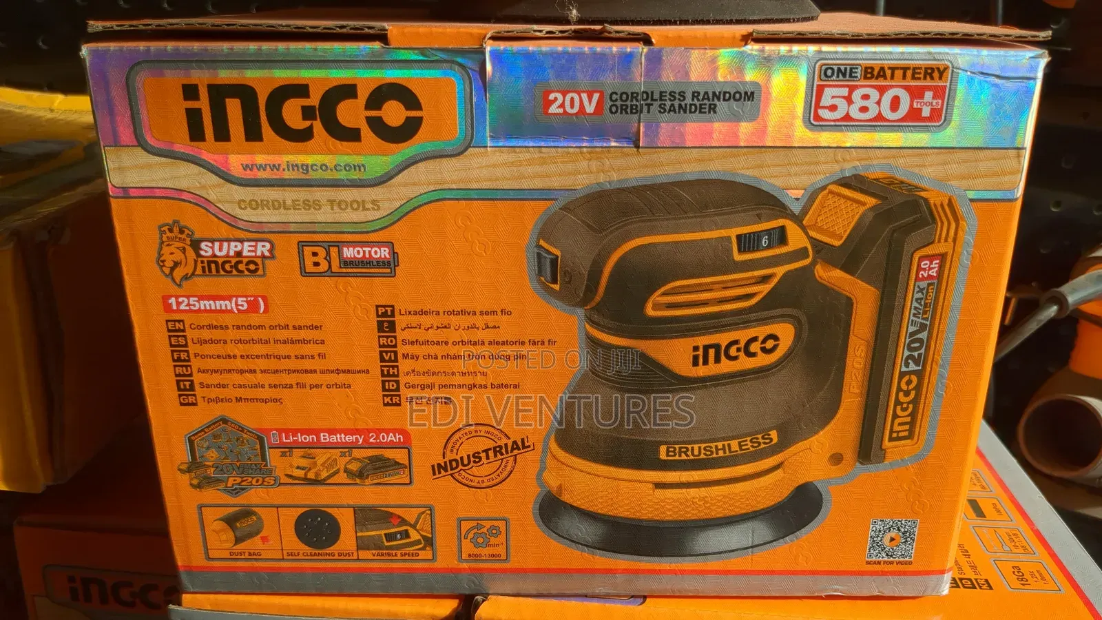 Ingco Cordless Random Orbit Sander