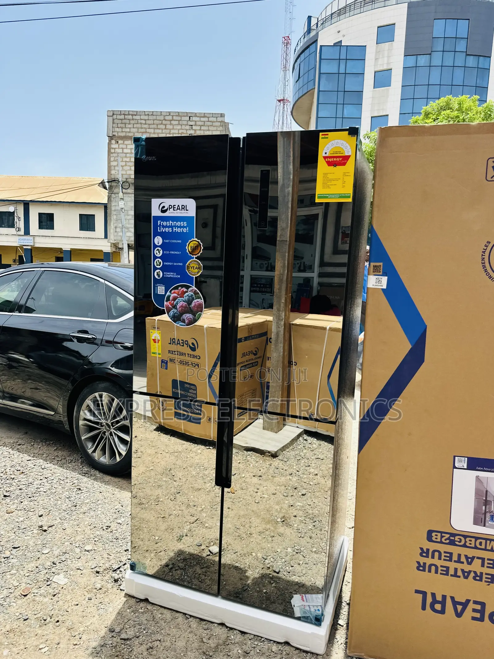 Newly Sealed in Box Black Pearl Four Door Fridge 630mdbg-2gb. 482l