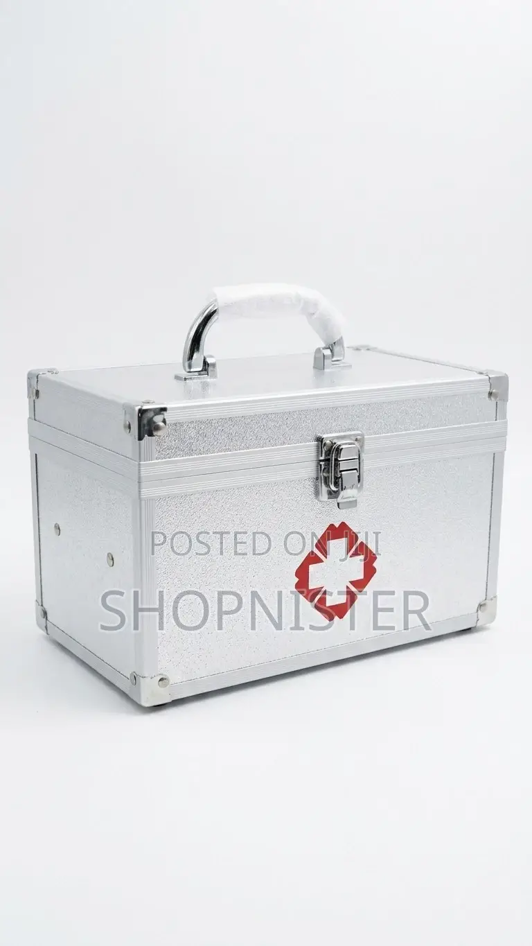 Premium First Aid Organizer Case – Silver