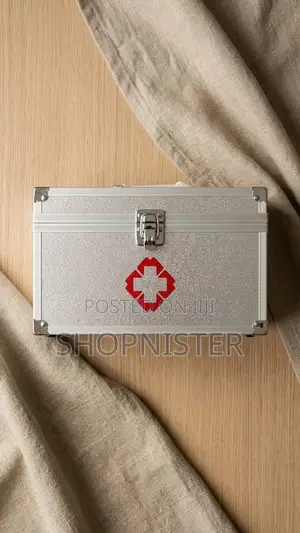 Premium First Aid Organizer Case – Silver