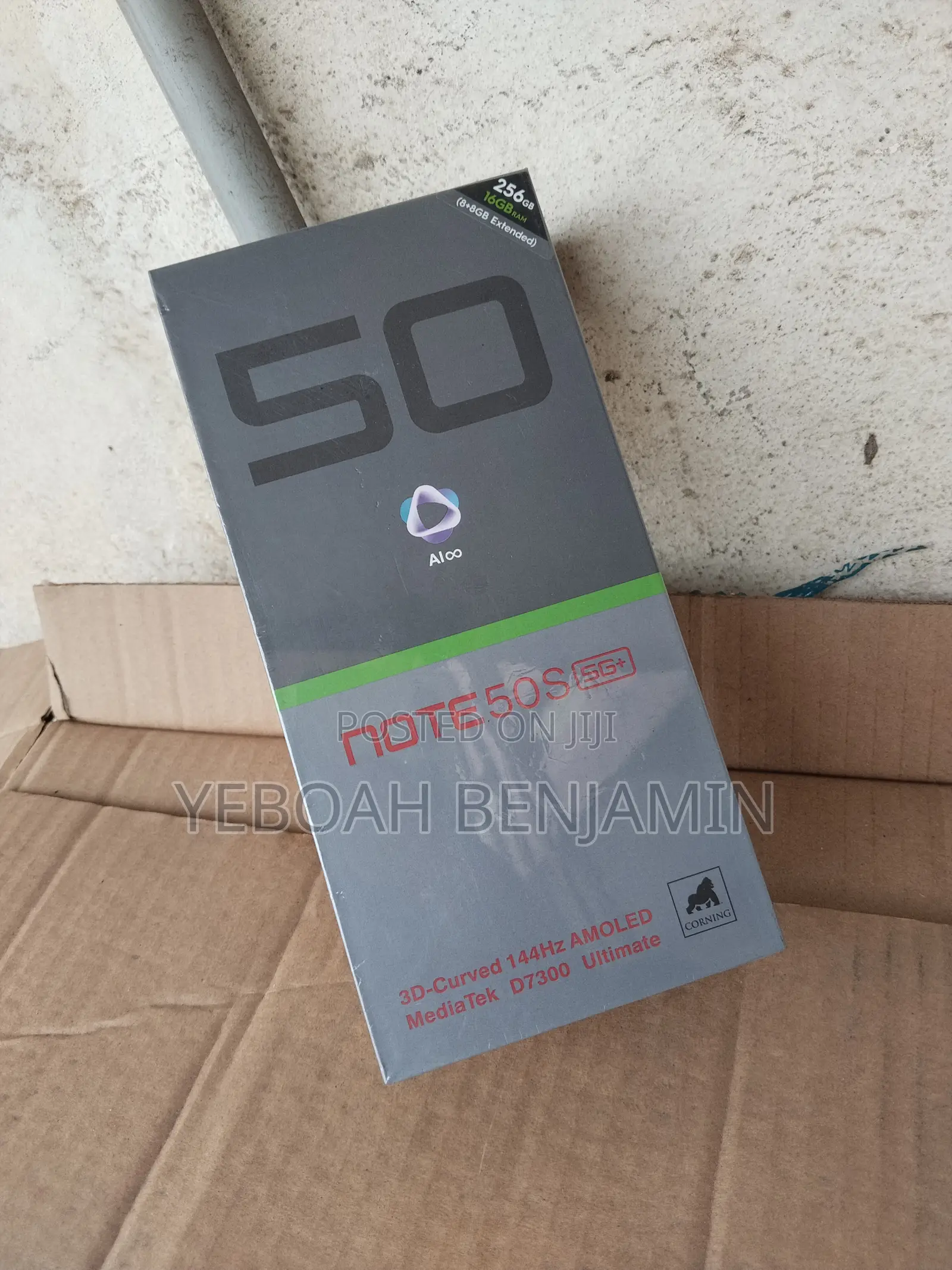 New Infinix Note 50s 256 GB Black