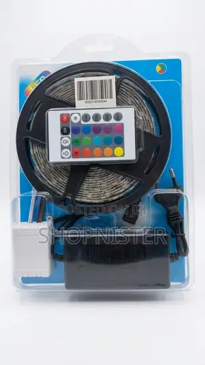 5m RGB Led Strip Light Kit – Full Color Control With Remote