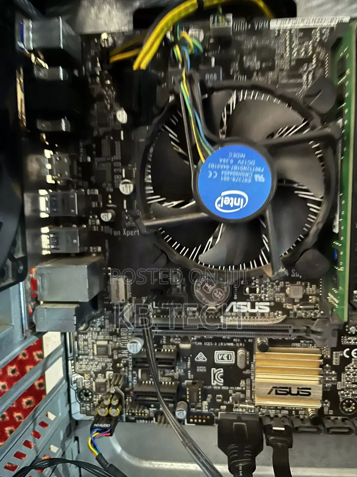 Ddr4 Asus H110m-a 6th and 7th Gen Motherboard , I3 6100 Cpu + Cooler