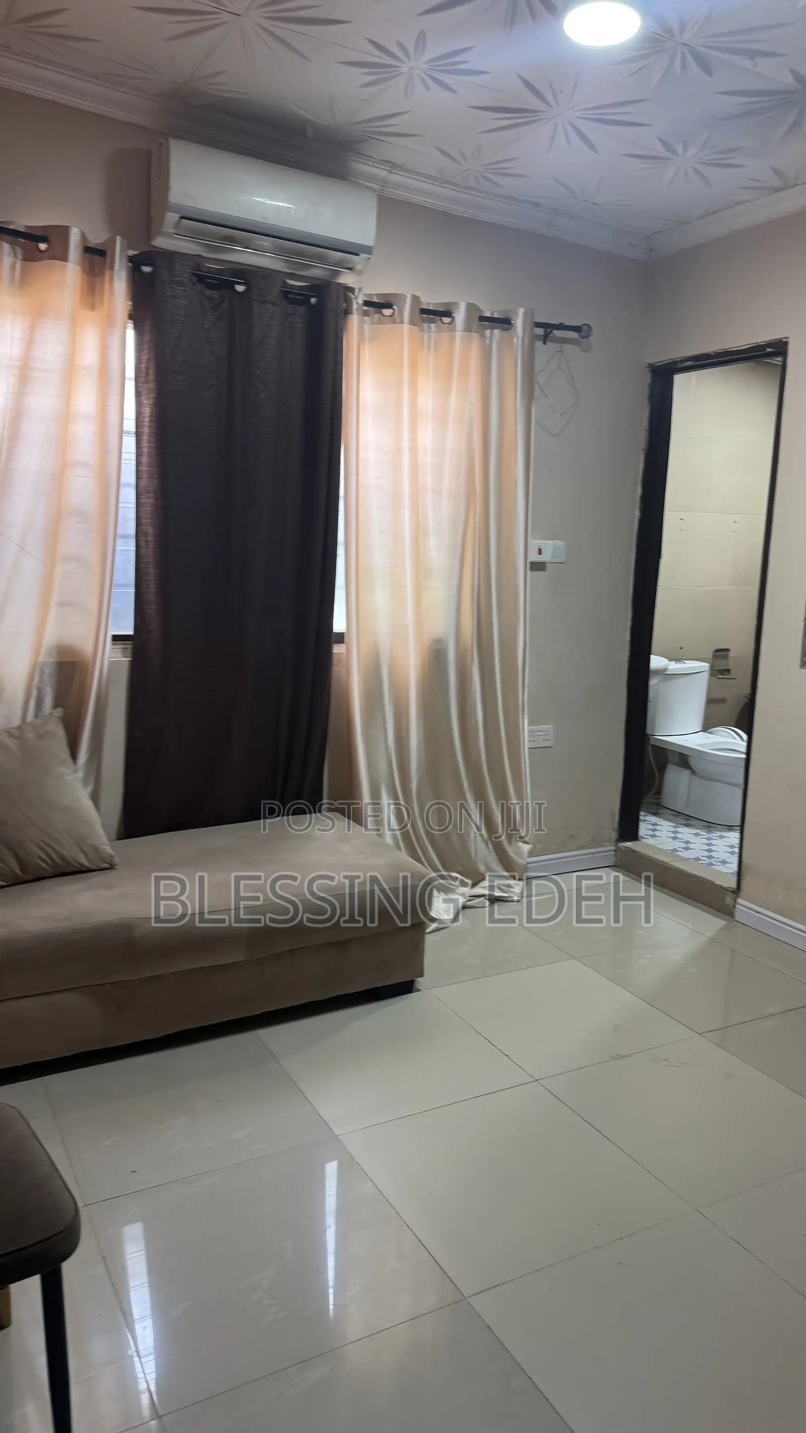 Furnished 1bdrm Apartment in Osu, Danquah Circle for rent