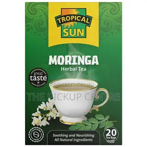 Tropical Sun Moringa Tea 20 Tea Bags.