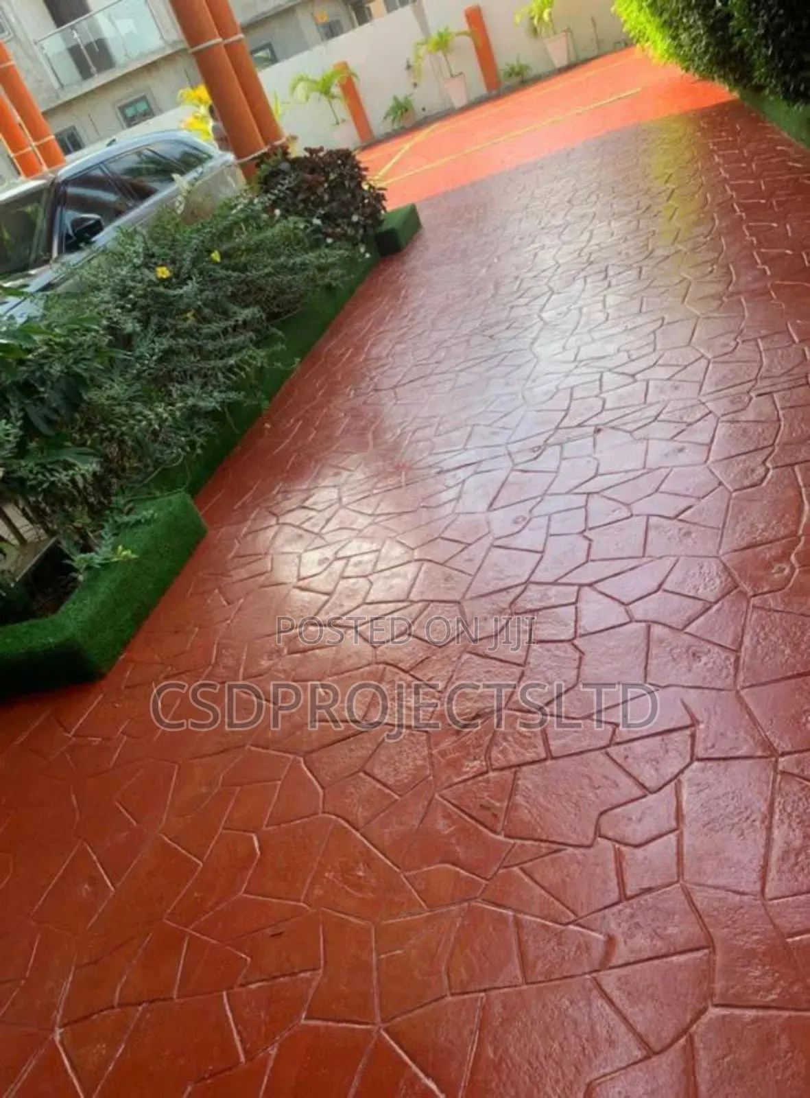 Professional Concrete Stamp Work