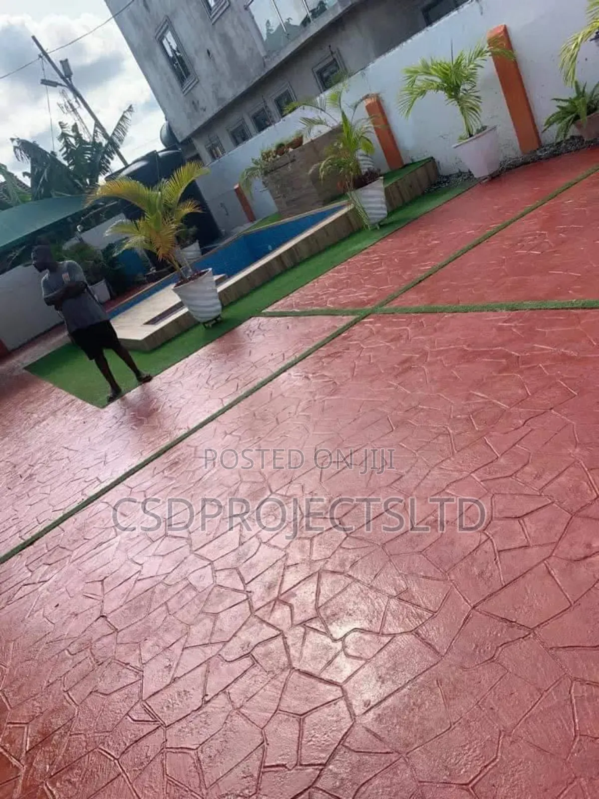 Professional Concrete Stamp Work
