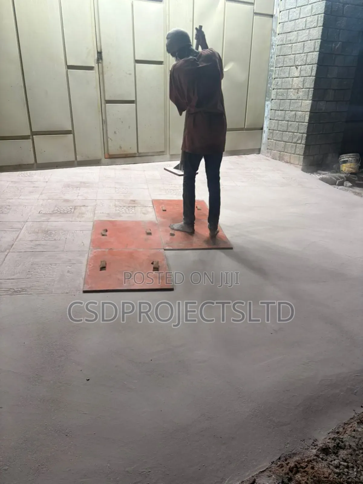 Professional Concrete Stamp Work