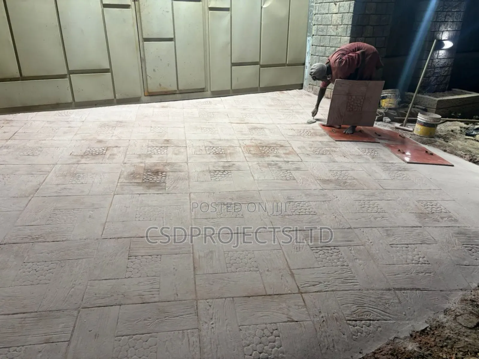 Professional Concrete Stamp Work