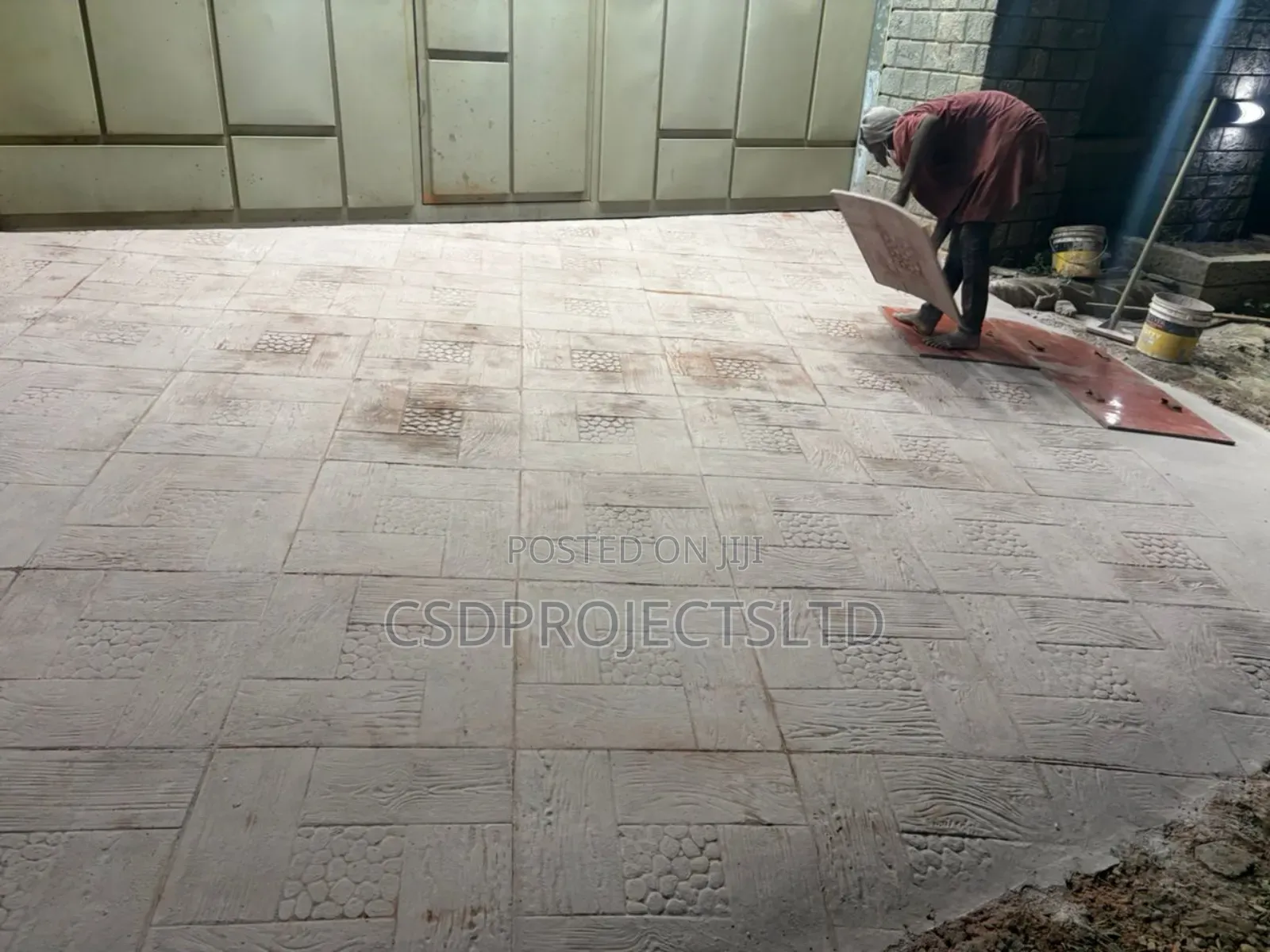 Professional Concrete Stamp Work
