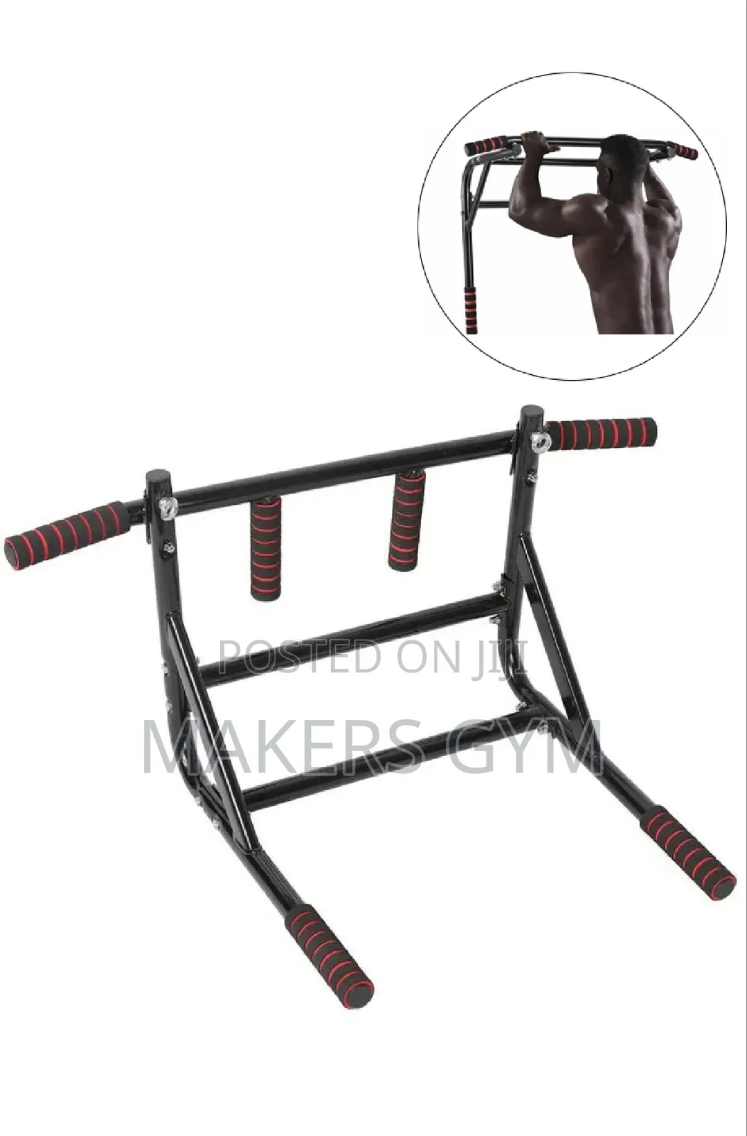 Door Frame Pull-Up Bar, Wall Mounted Chin Pull-Bar