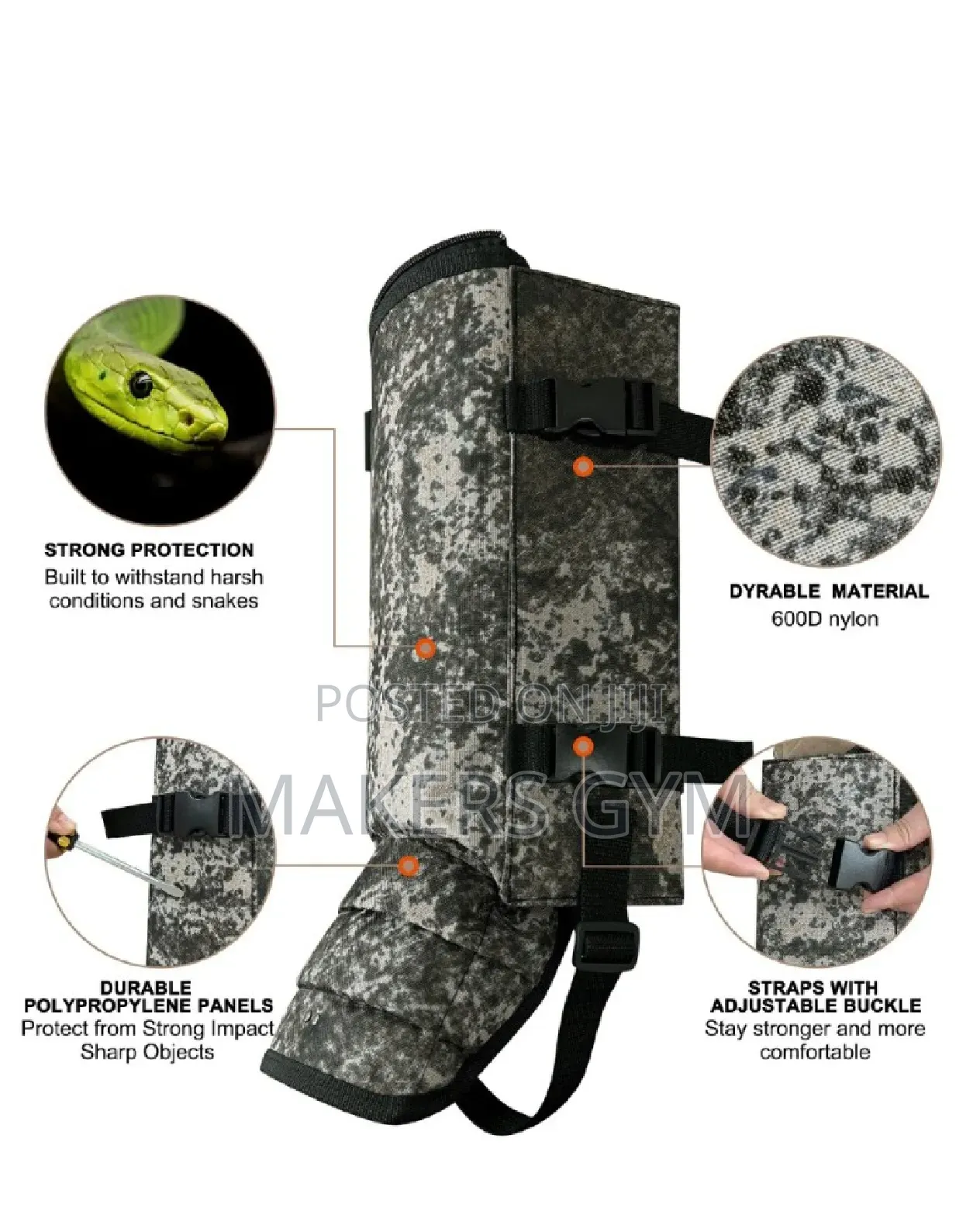 Anti-snake Protection Leggings Camouflage