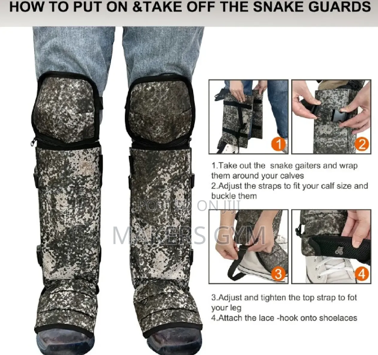 Anti-snake Protection Leggings Camouflage