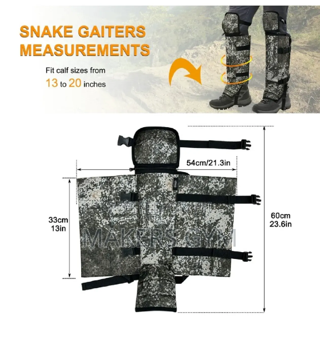Anti-snake Protection Leggings Camouflage