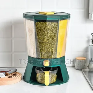 360° Rotational Cereal Dispenser Kitchen Storage Organizer