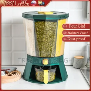 360° Rotational Cereal Dispenser Kitchen Storage Organizer