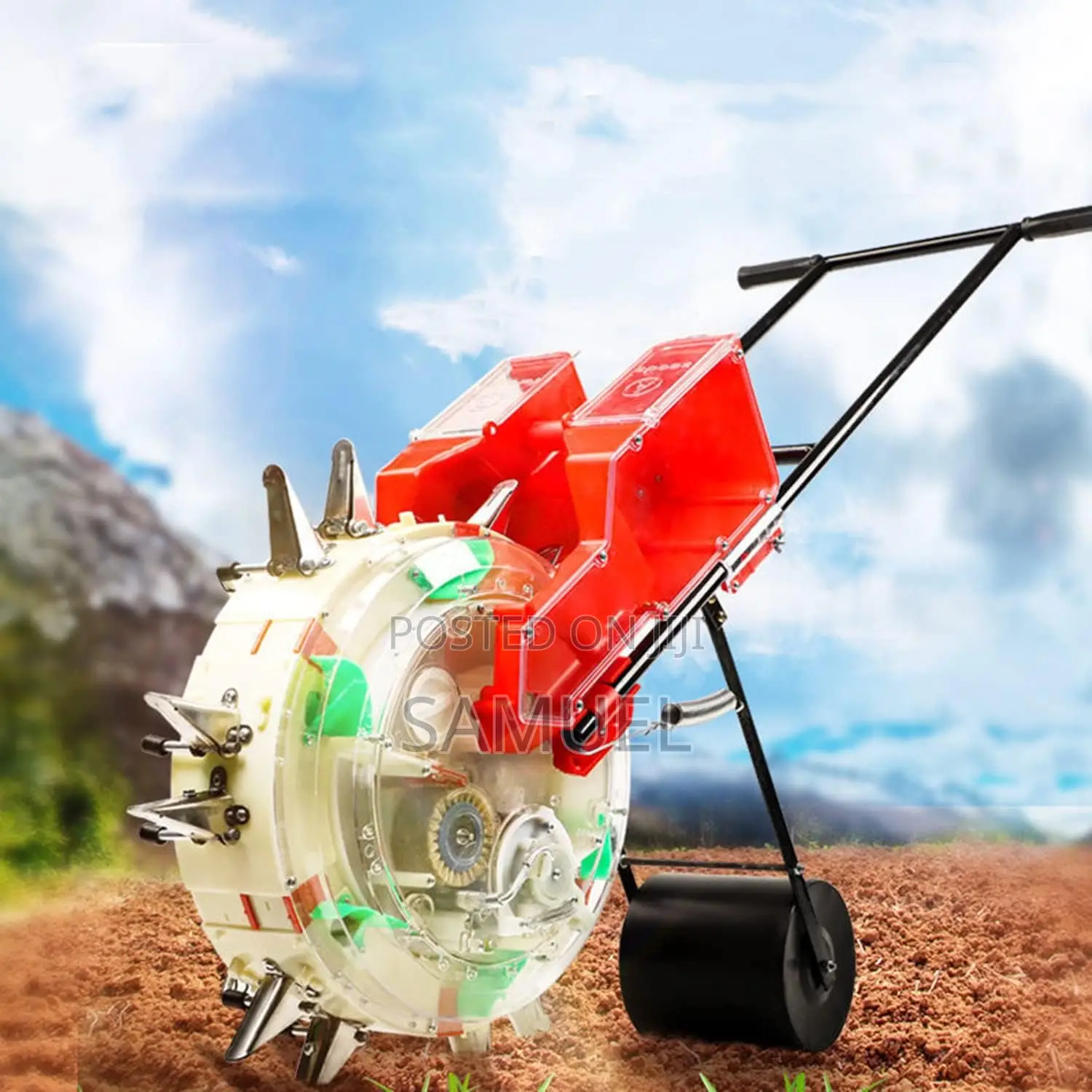 Double Bucket Wheel Seeder
