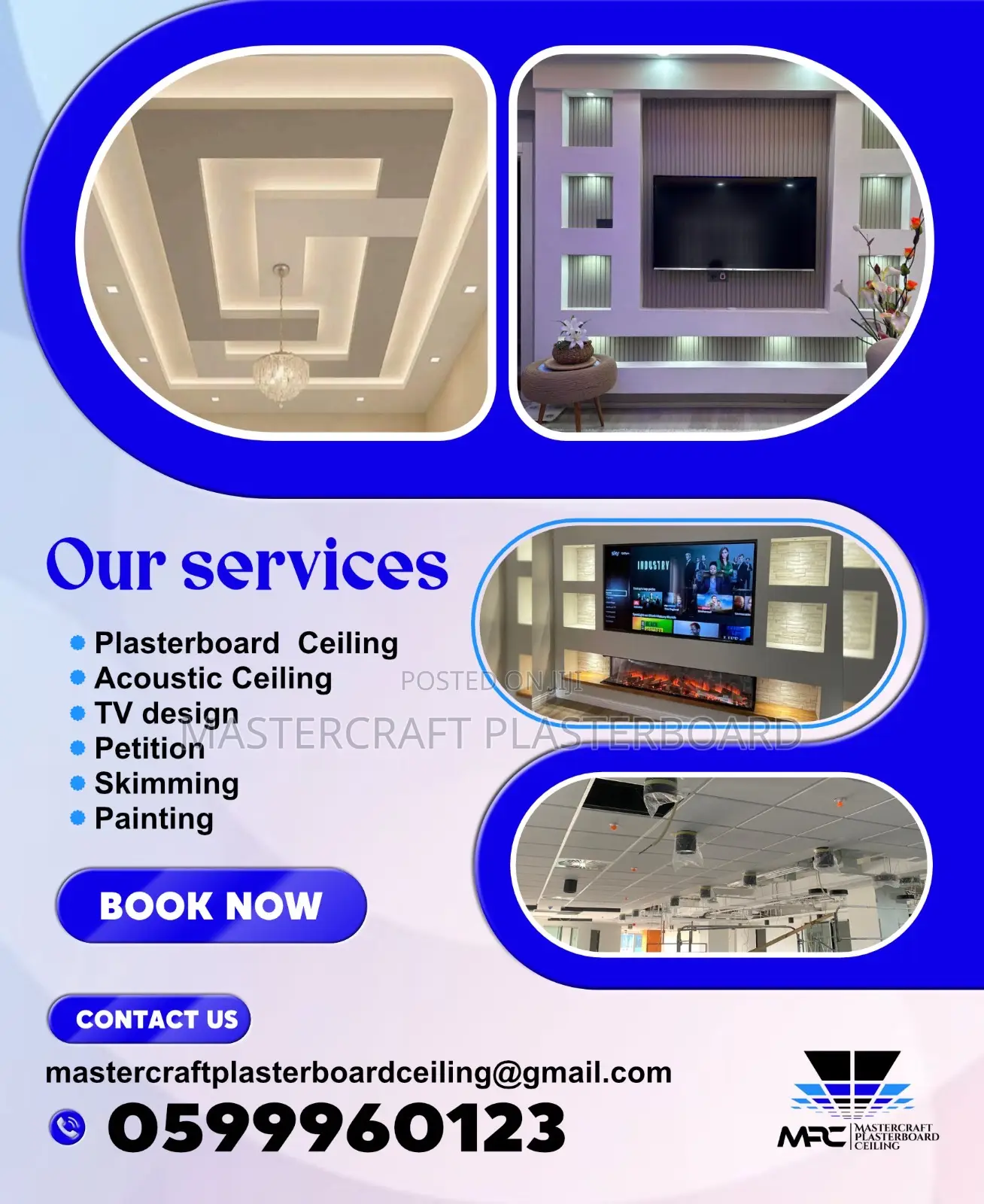 Plasterboard Pop Installer – Acoustic Ceilings, Skimming + Painting