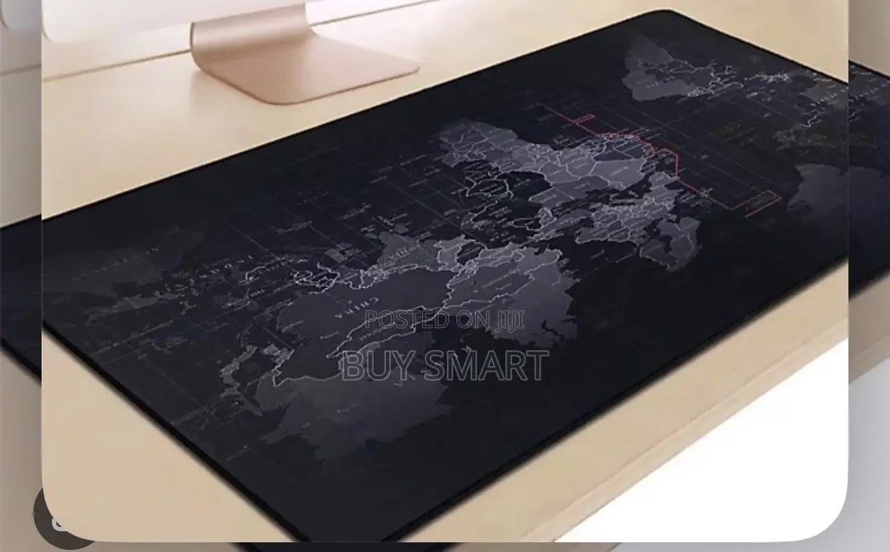 30x80 World Map Mousepad