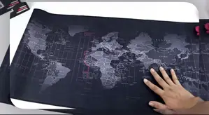World Map Mouse Pad 40x90