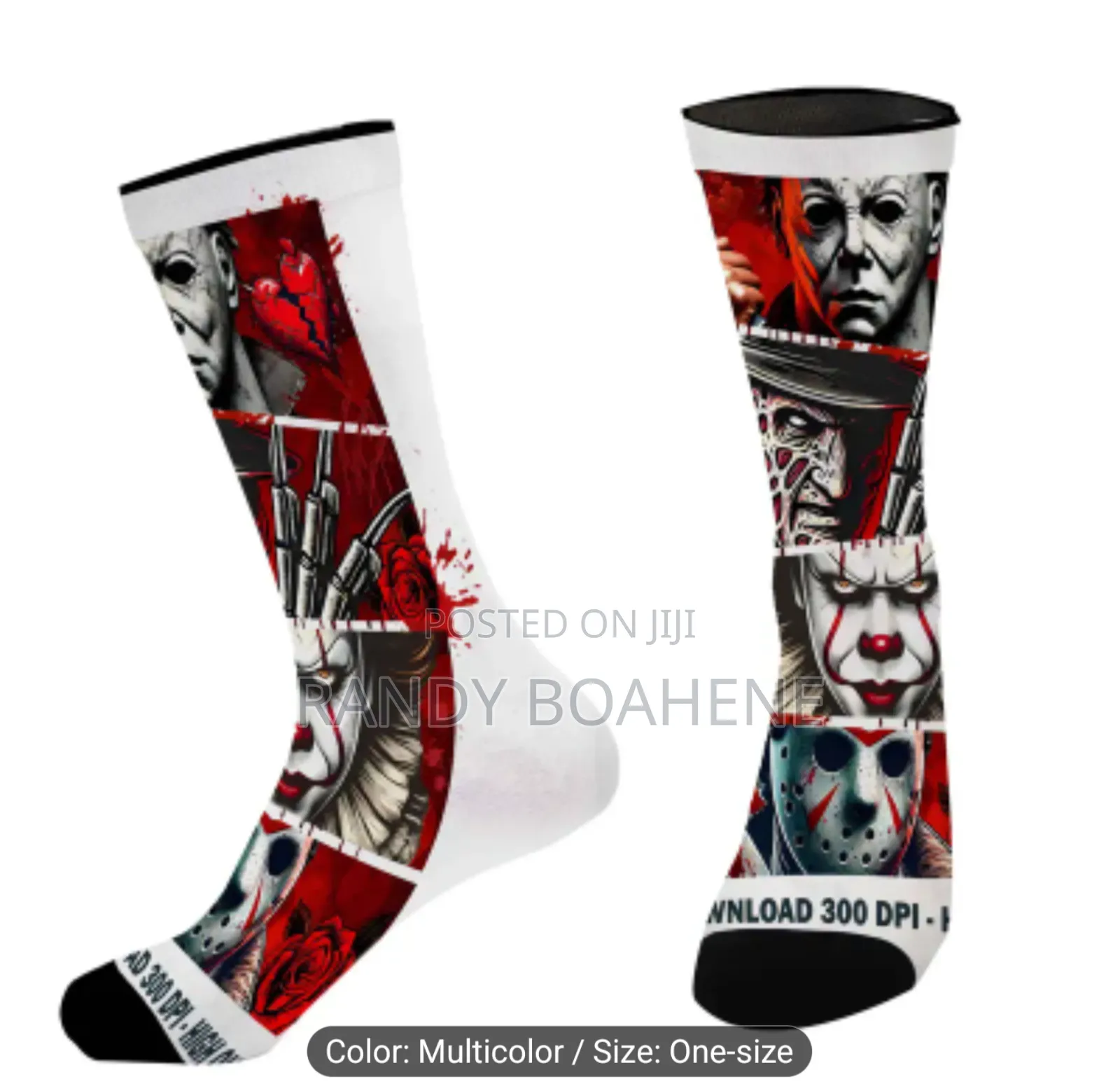 Slasher Sequence Socks
