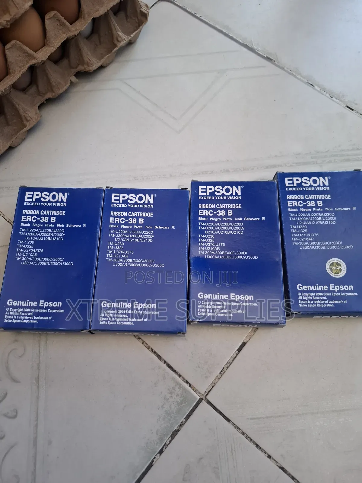 Epson Erc 38 Black Ribbon