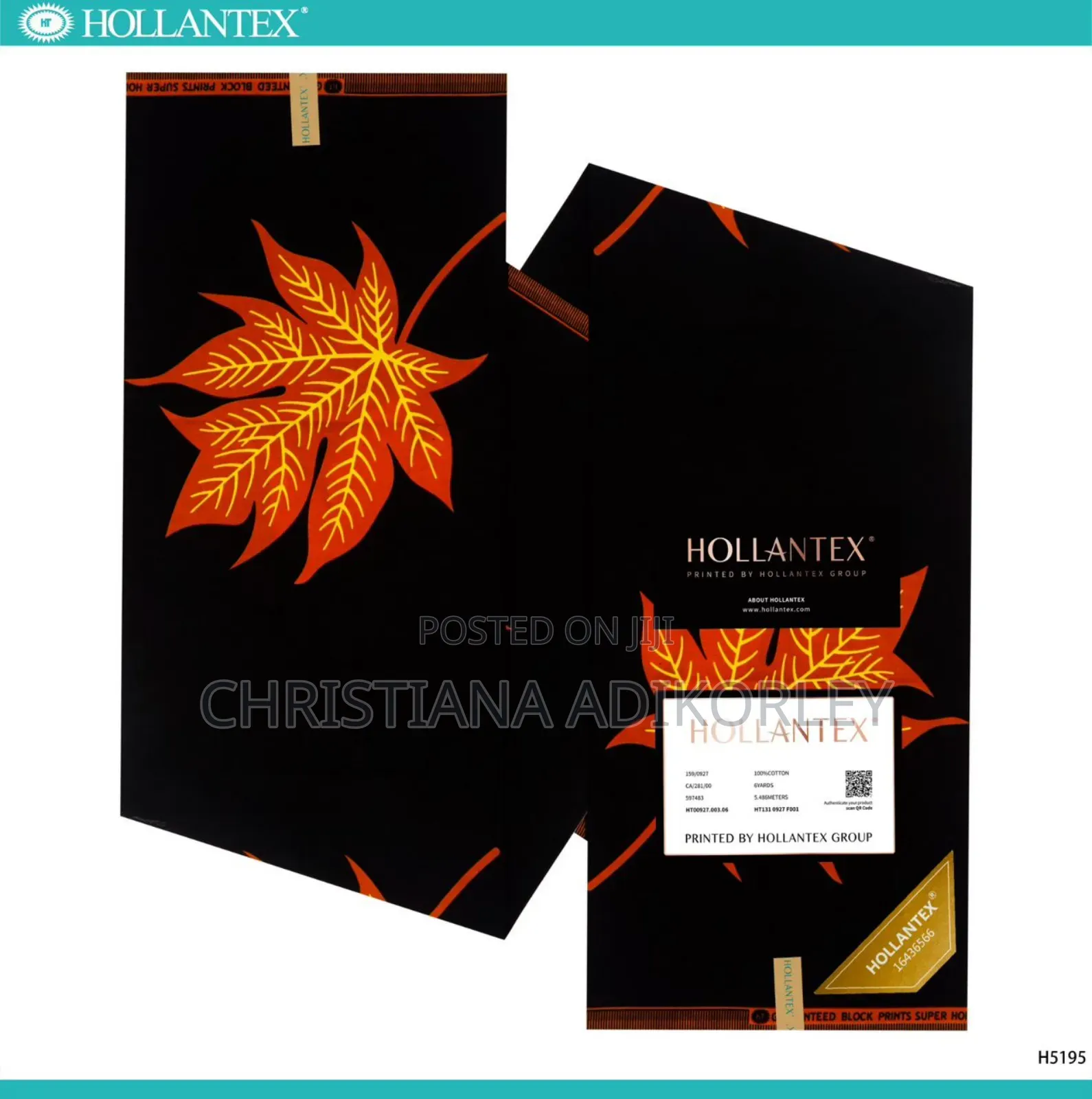 Red and Black Funeral Cloth