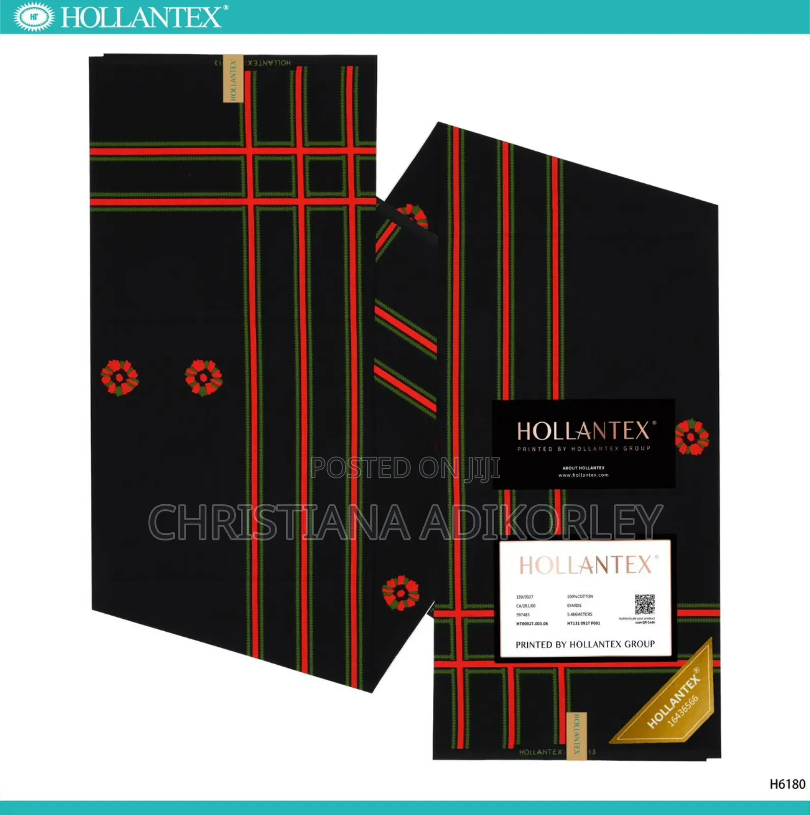 Red and Black Funeral Cloth