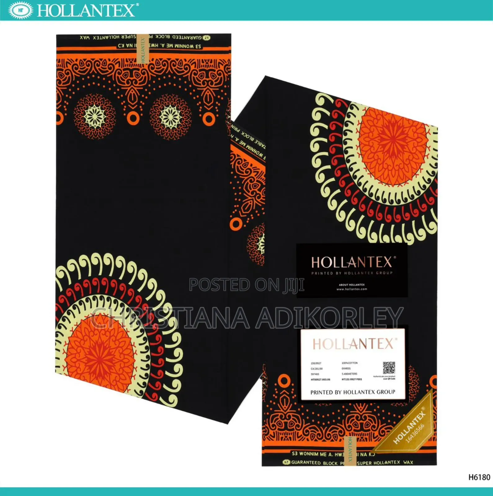 Red and Black Funeral Cloth