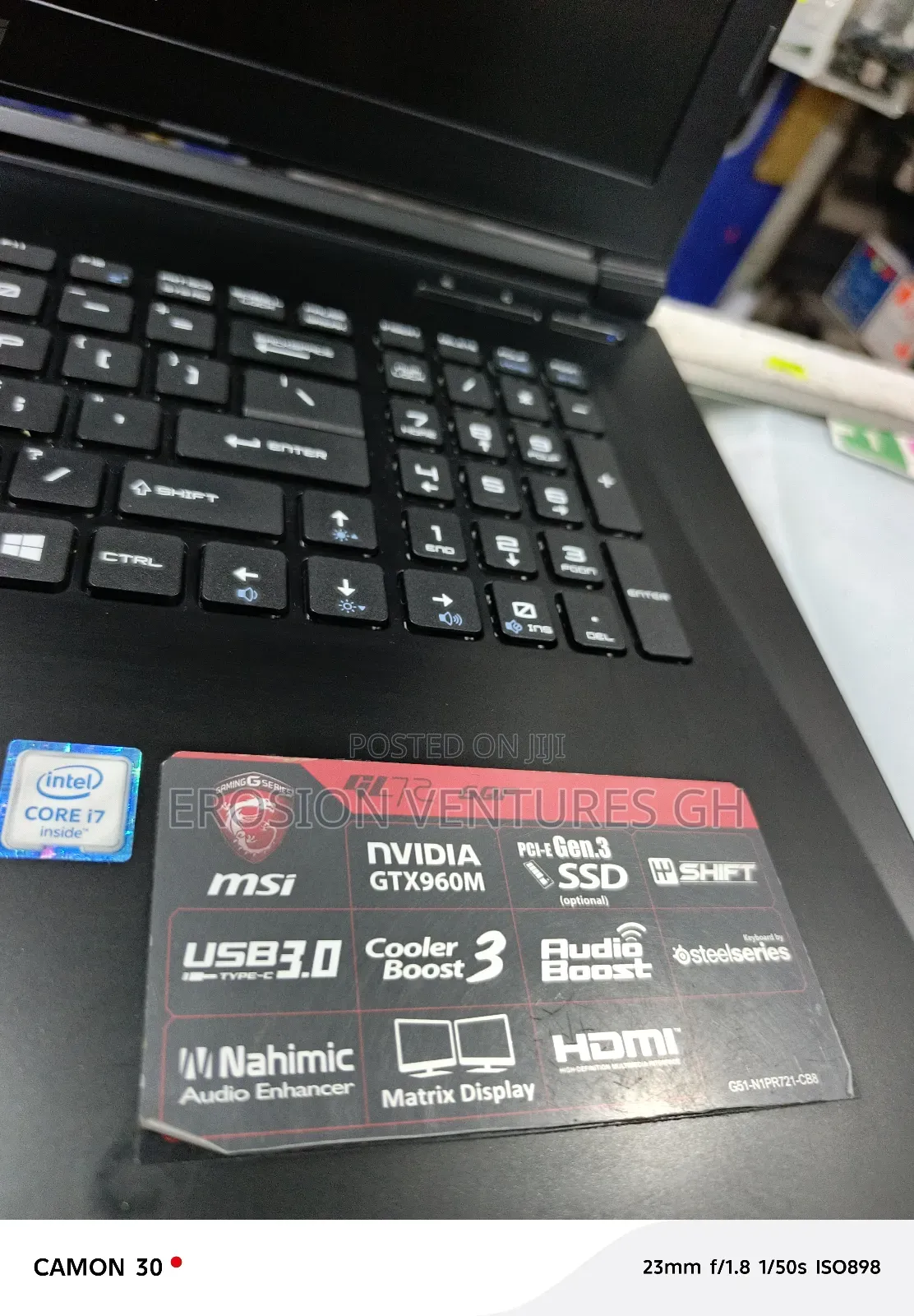Laptop MSI GL72M 7REX 16GB Intel Core i7 HDD 1T
