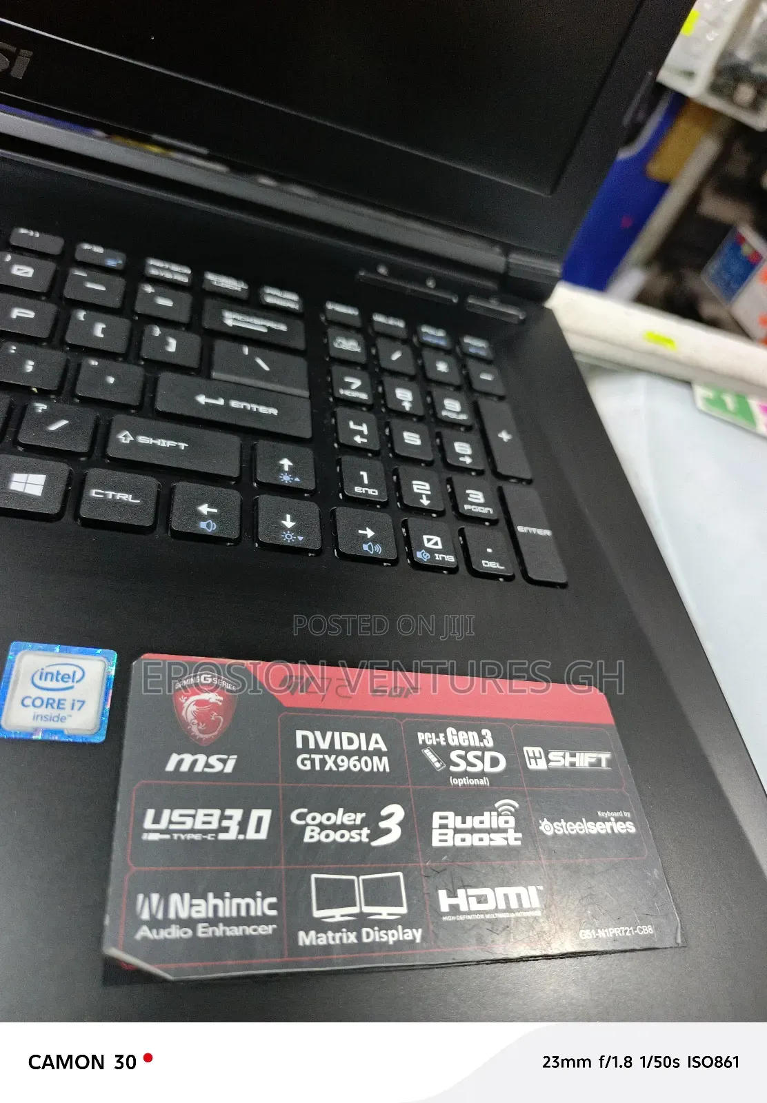 Laptop MSI GL72M 7REX 16GB Intel Core i7 HDD 1T