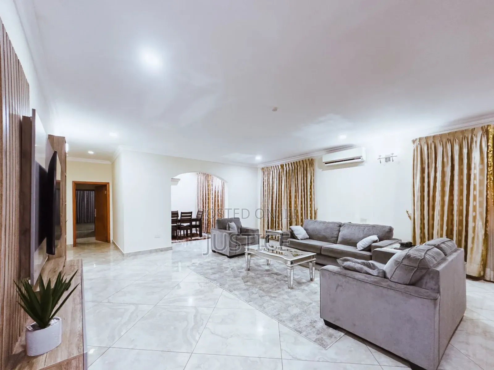 Furnished 3bdrm Apartment in East Legon, Ghana Link Area for rent
