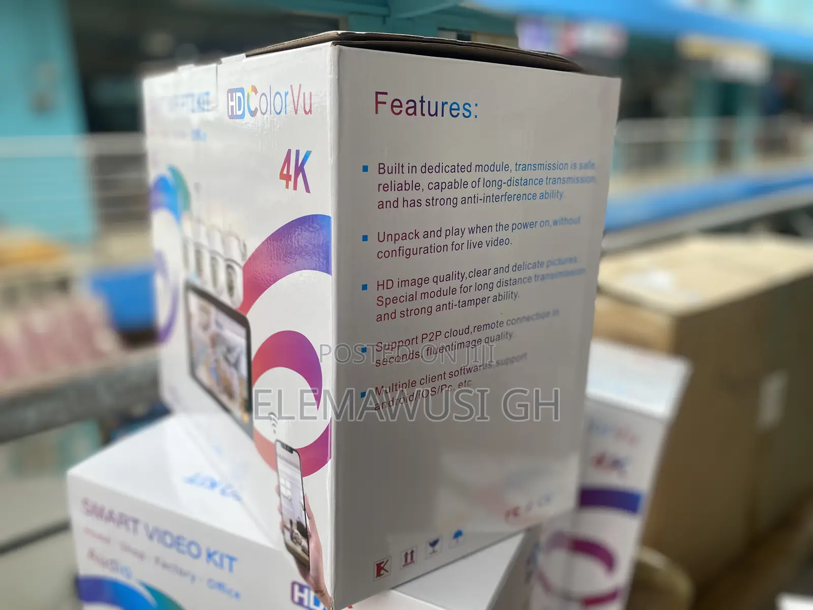 4 Channel Smart Wireless Wifi PTZ Security CCTV Camera With Screen